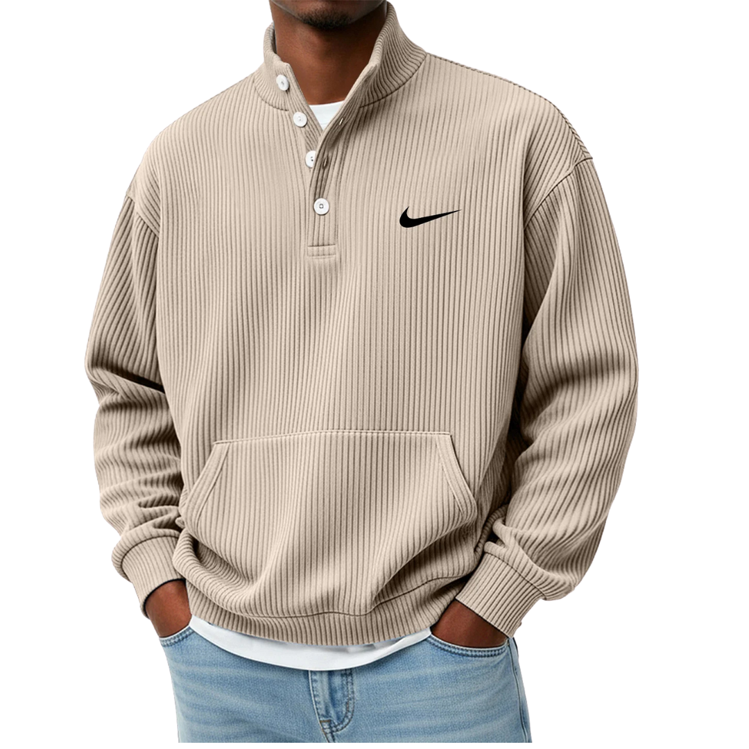 Men’s Textured Rib-Knit Pullover