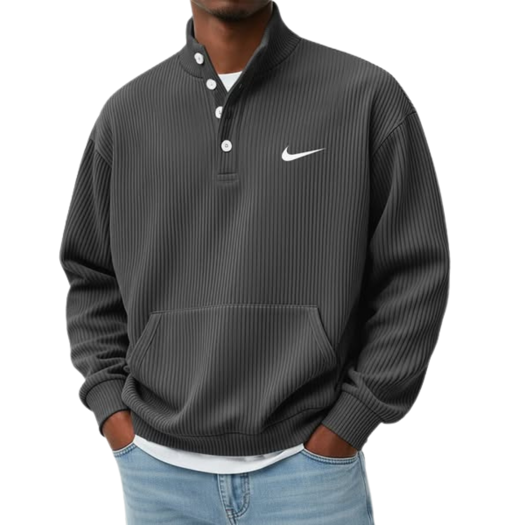 Men’s Textured Rib-Knit Pullover