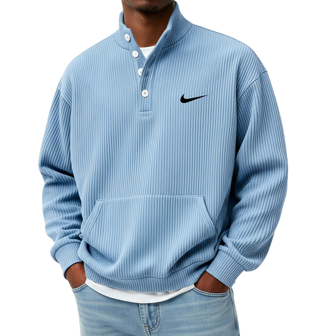 Men’s Textured Rib-Knit Pullover