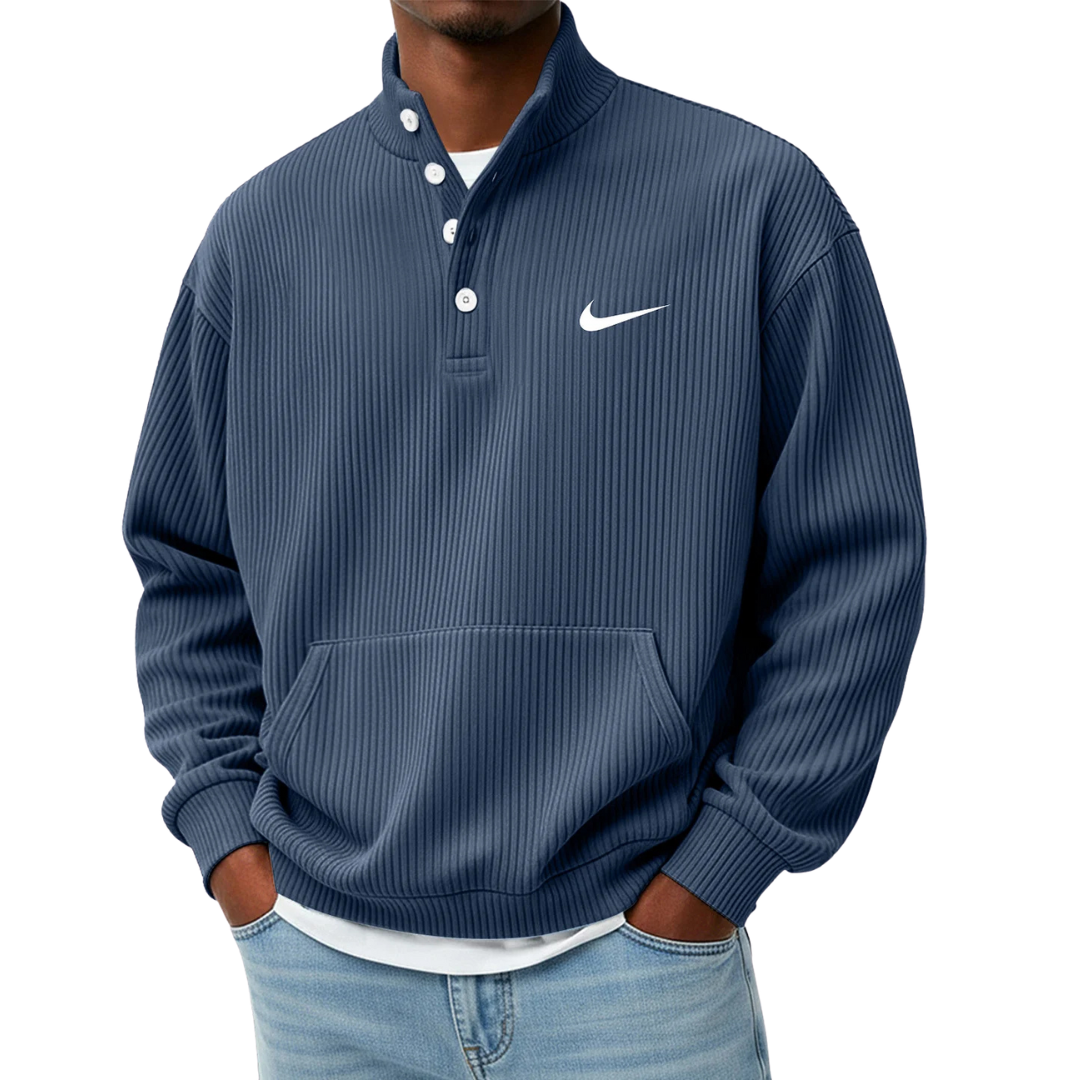 Men’s Textured Rib-Knit Pullover