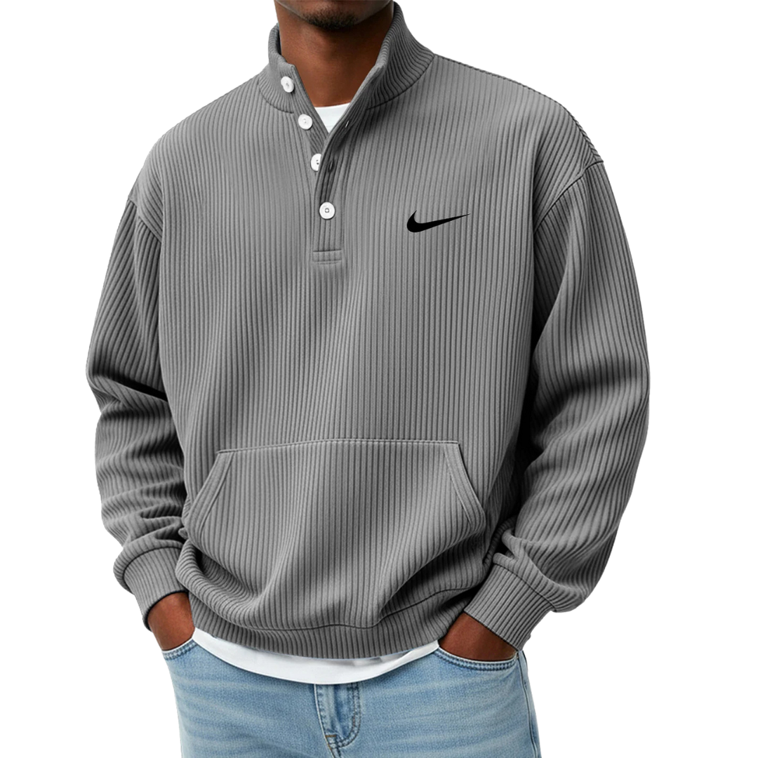 Men’s Textured Rib-Knit Pullover