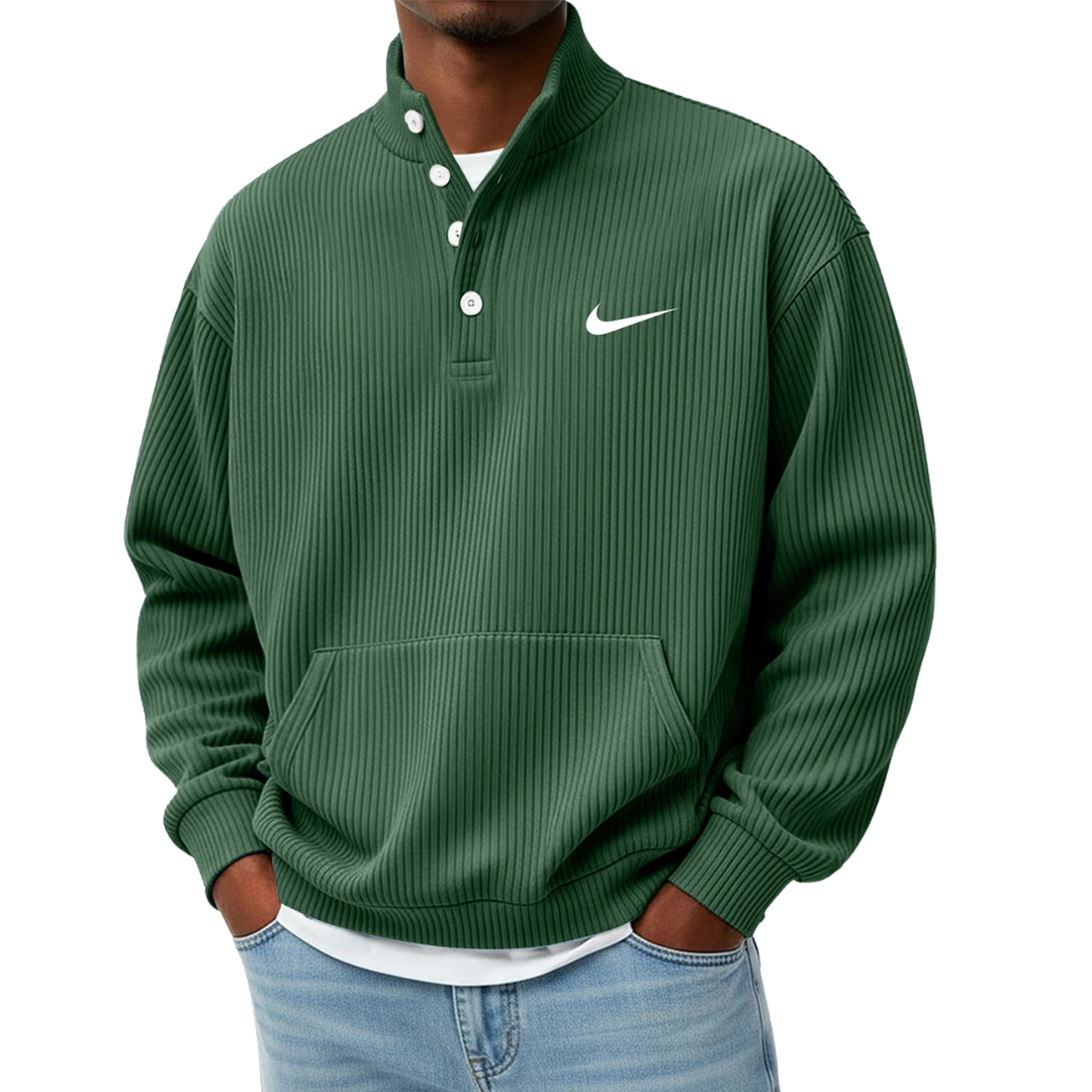 Men’s Textured Rib-Knit Pullover