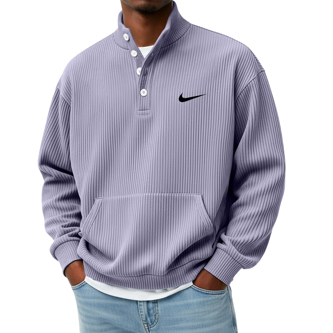 Men’s Textured Rib-Knit Pullover