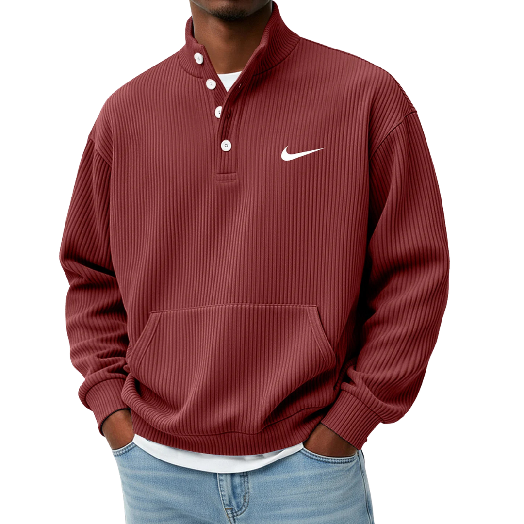 Men’s Textured Rib-Knit Pullover